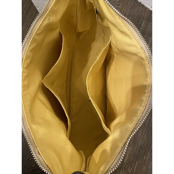 COACH Beige Yellow Signature Zip Shoulder Bag F29209 Canvas - Picture 14 of 15